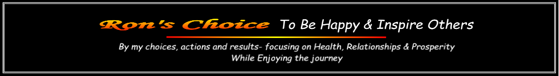Ron's Choice…